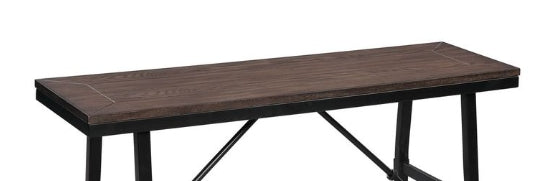 Mariatu Oak & Black Finish Bench
