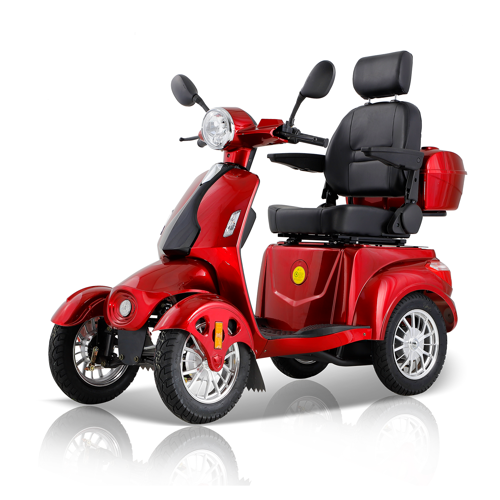 Mobility Scooters for Seniors  500lbs Capacity  800W All Terrain Electric Powered Mobility Cart   Heavy Duty Mobility Scooter