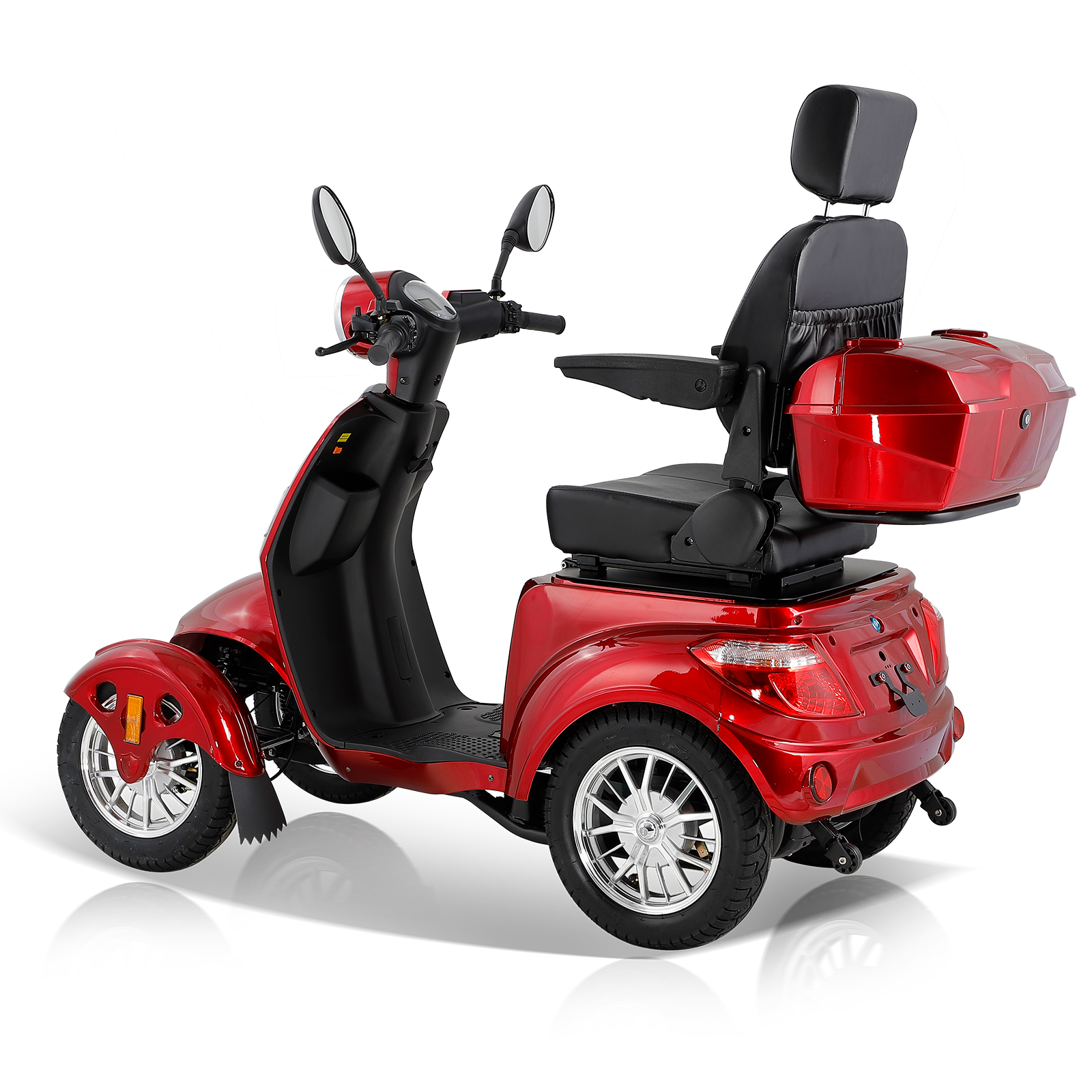 Mobility Scooters for Seniors  500lbs Capacity  800W All Terrain Electric Powered Mobility Cart   Heavy Duty Mobility Scooter