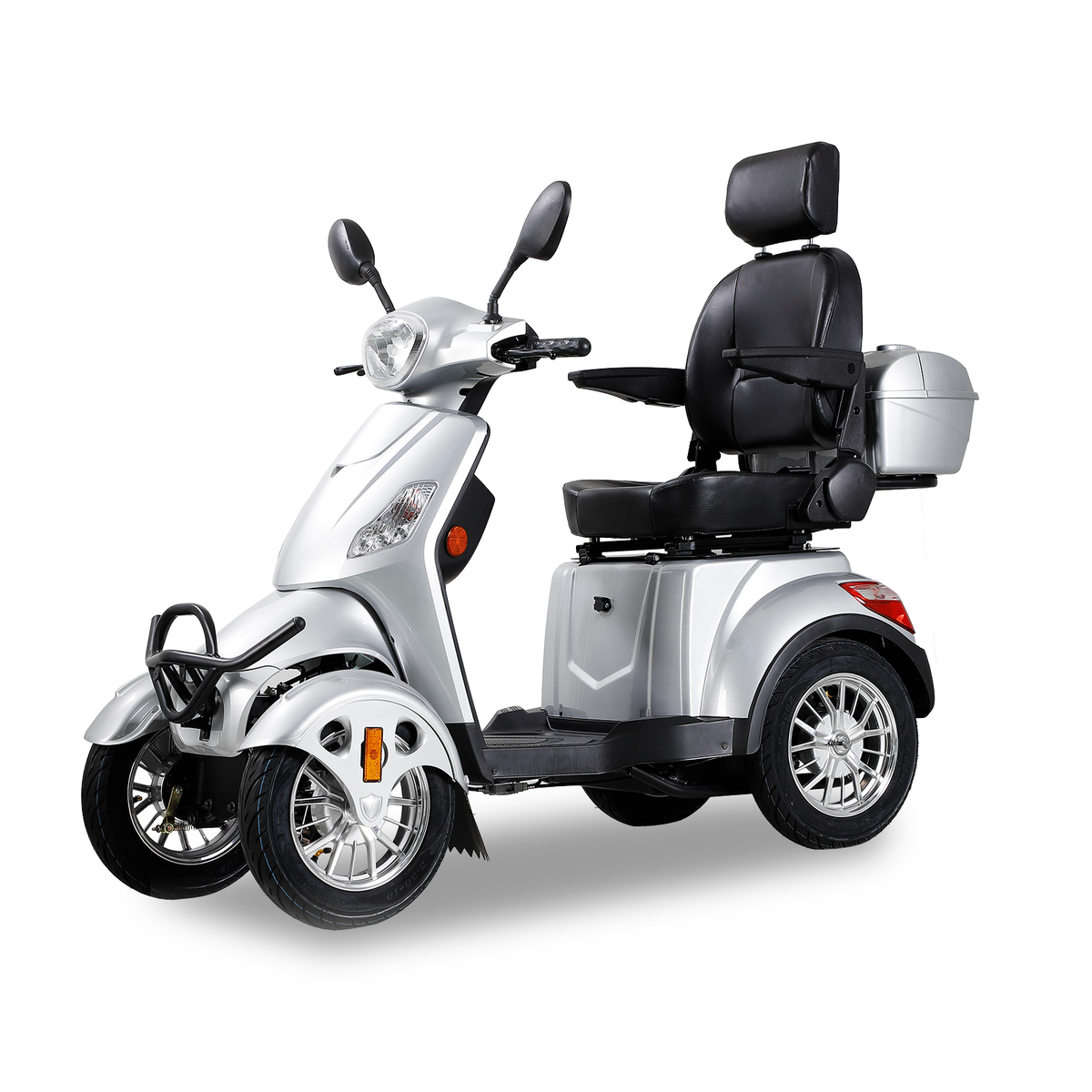 Mobility Scooters for Seniors  500lbs Capacity  800W All Terrain Electric Powered Mobility Cart   Heavy Duty Mobility Scooter