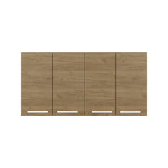 Wall Cabinet 24" H, four Doors, with two internal Shelves and internal plate and glass organizer
