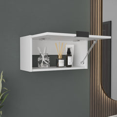 Wall Cabinet, 1 door, 1 Shelf, White