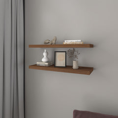 Floating Shelf Dallas, Living Room, Mahogany
