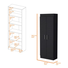 Dawson Pantry Cabinet with Sleek 5-Shelf Storage