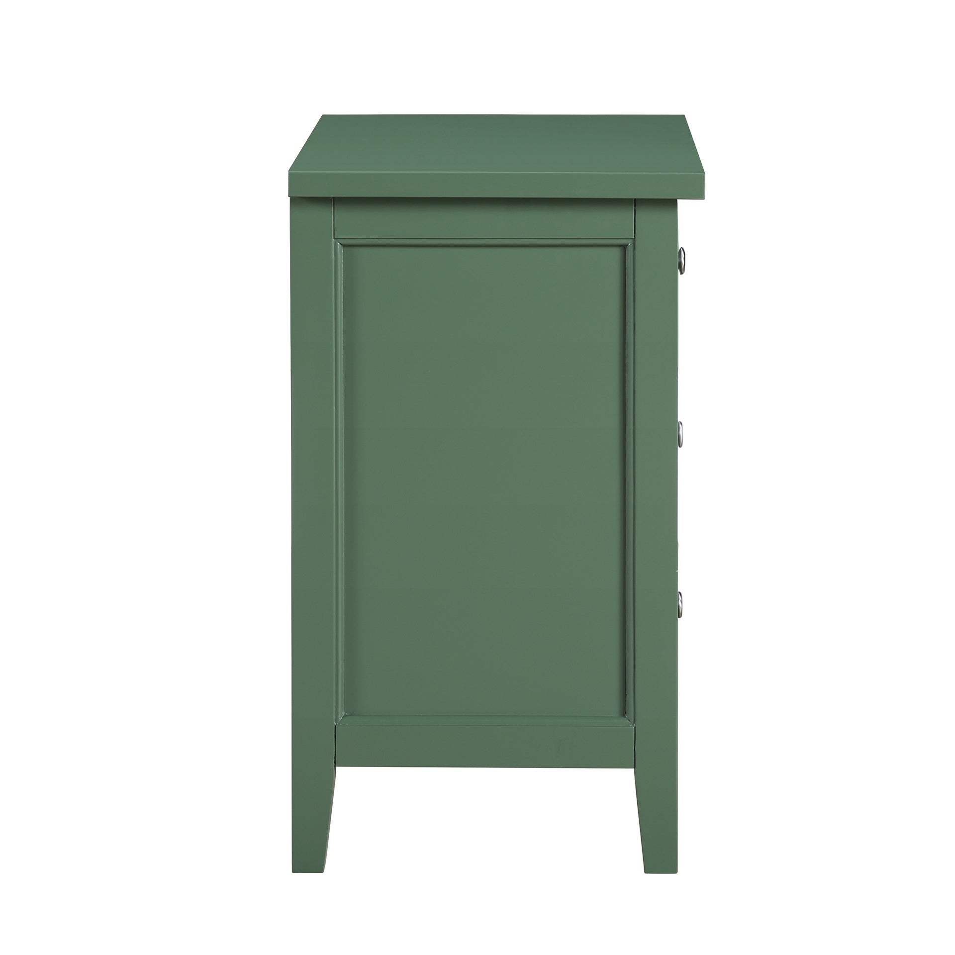 Luca 3-drawer Nightstand - Vintage Green