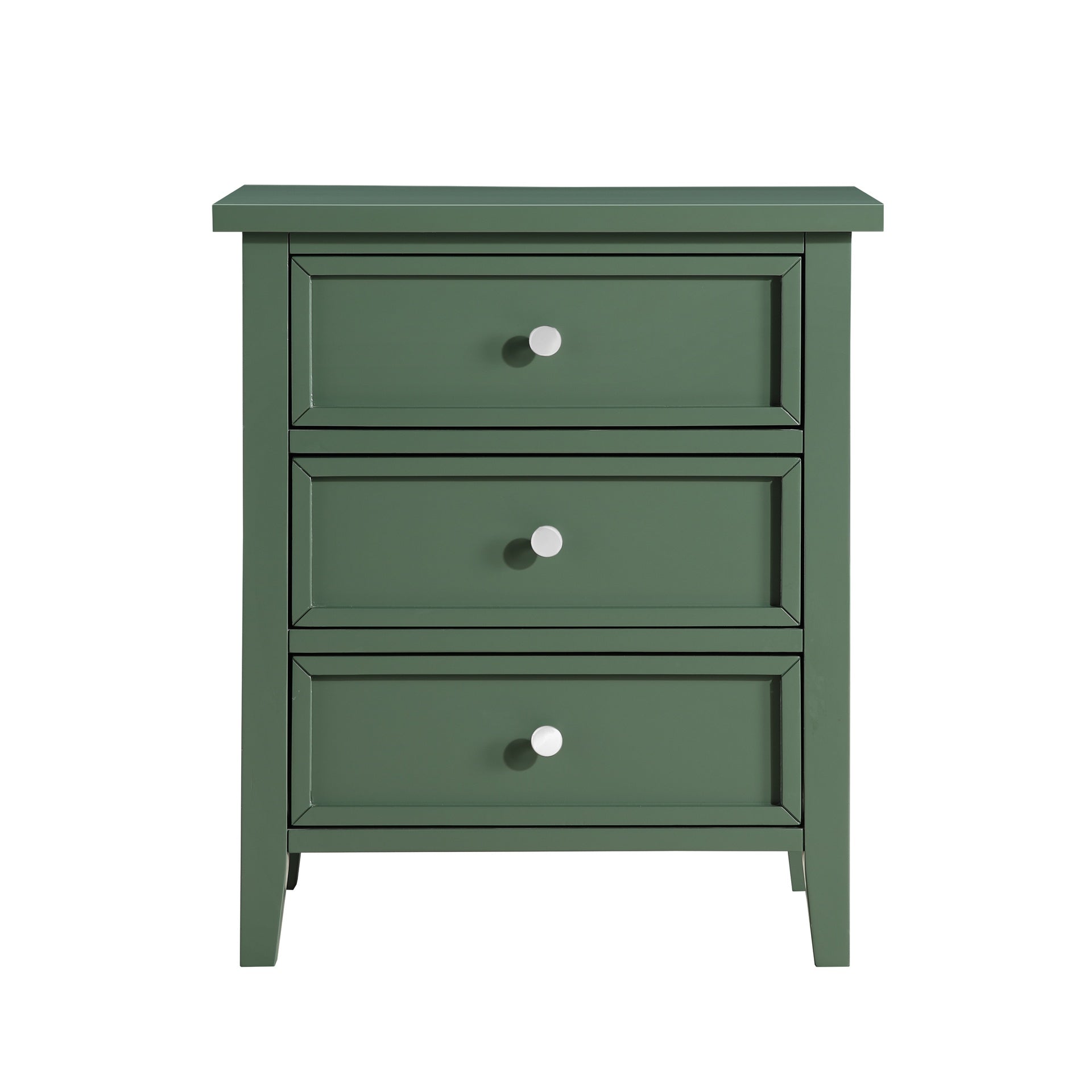 Luca 3-drawer Nightstand - Vintage Green