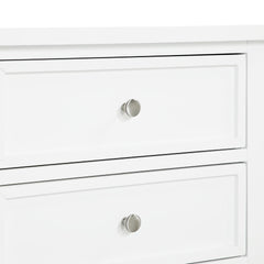 Luca 3-drawer Nightstand - White