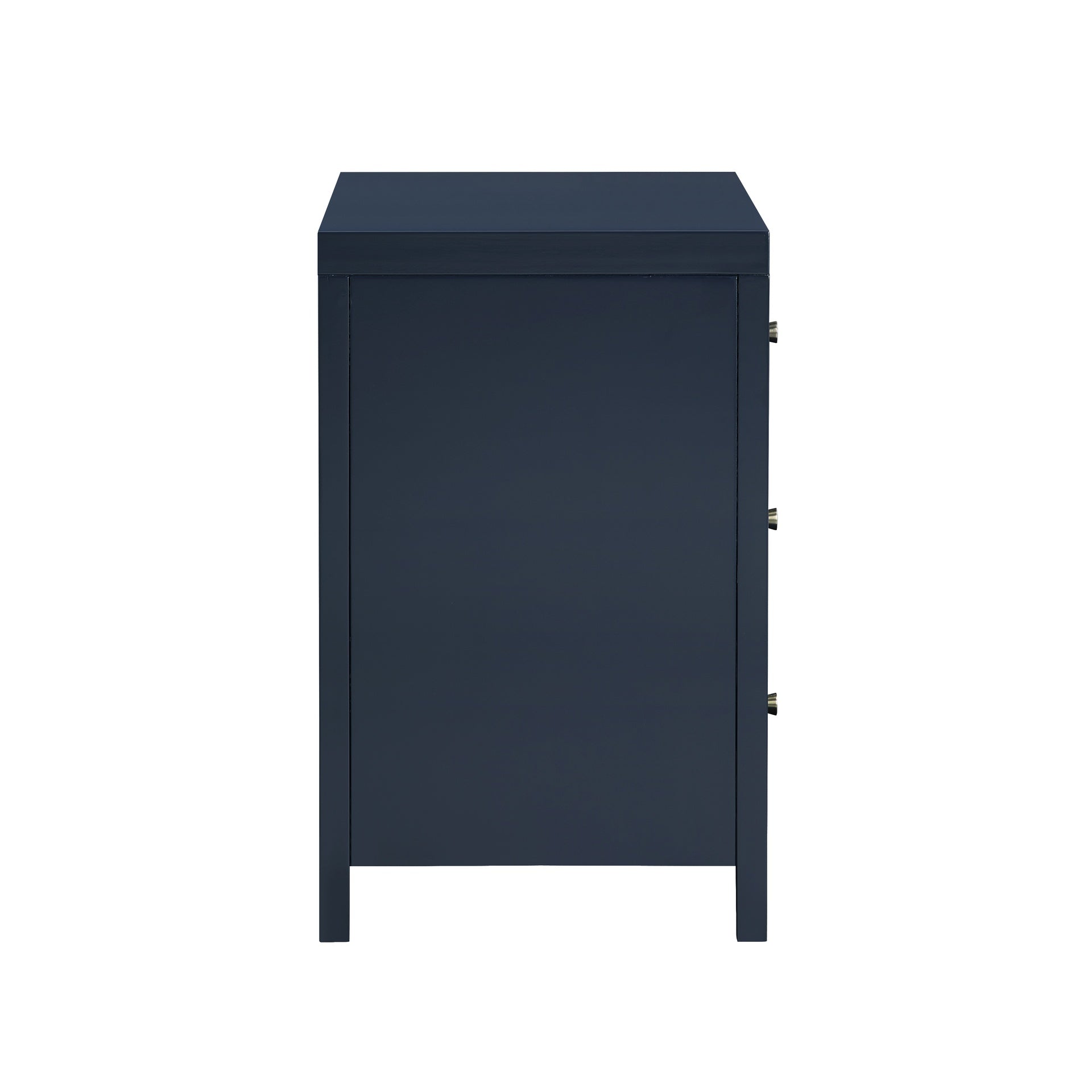Nevarre 3-drawer Nightstand - Midnight Blue