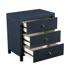 Nevarre 3-drawer Nightstand - Midnight Blue