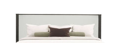 Clayten Fabric & Espresso Finish Queen Bed