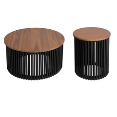 PATIO FURNITURE SETS : ACACIA SOLID WOOD COFFEE TABLE + ACACIA SOLID WOOD SIDE TABLE