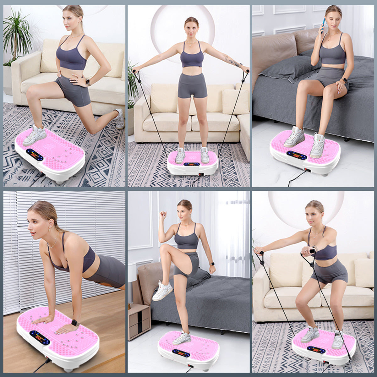 Vibration Plate Fitness Platform Exercise Machine