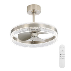20-inch Ceiling Fan with Remote Control, Dimming and Reversible DC Motor