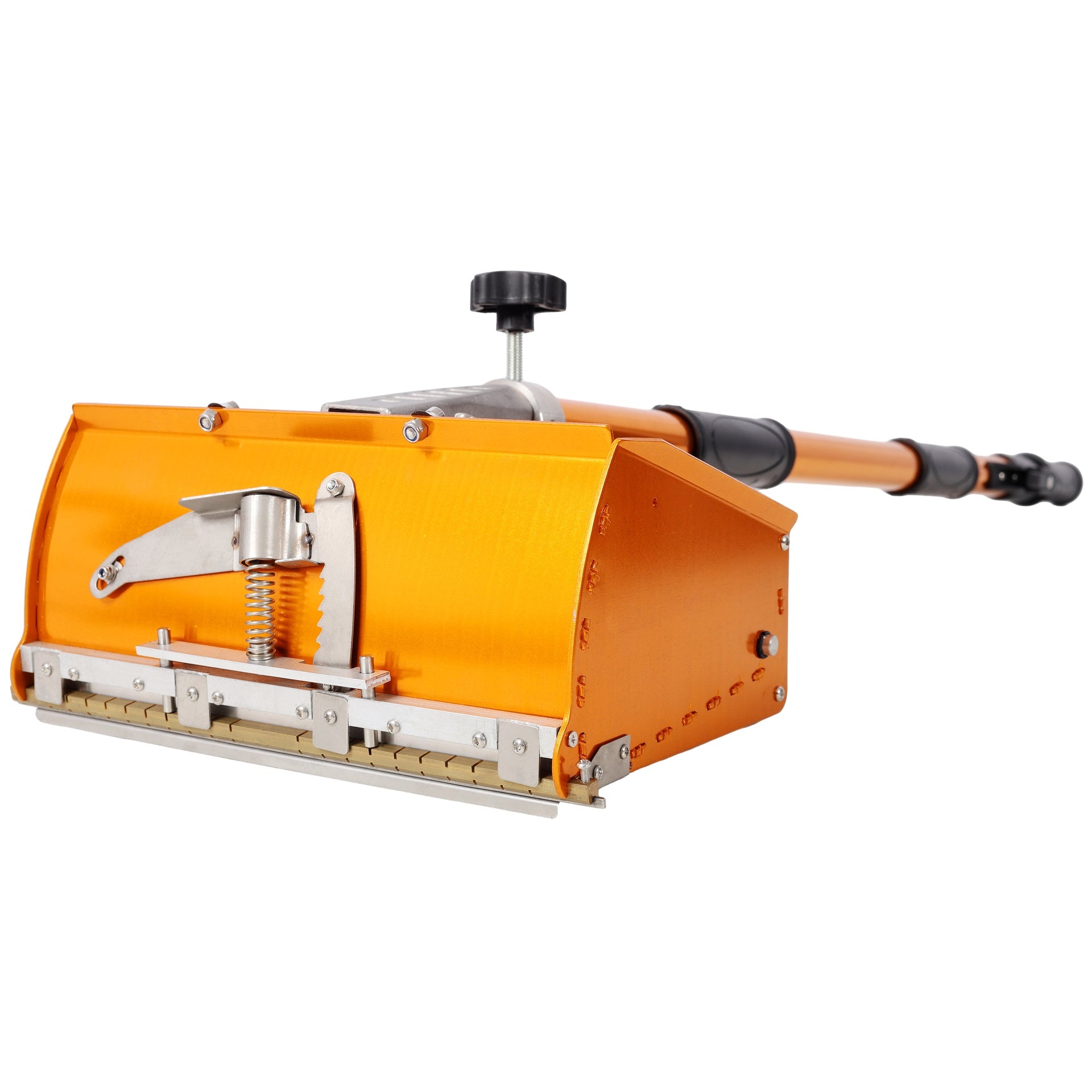 Adjustable Drywall Finishing Tool Plaster Box,With Extendable Handel,With 1PC Mudguard, 2PCS Stainless Steel Blade,1PC 12inch Metal Putty Scraper,for Plasterboard Wallboard Sheetrock