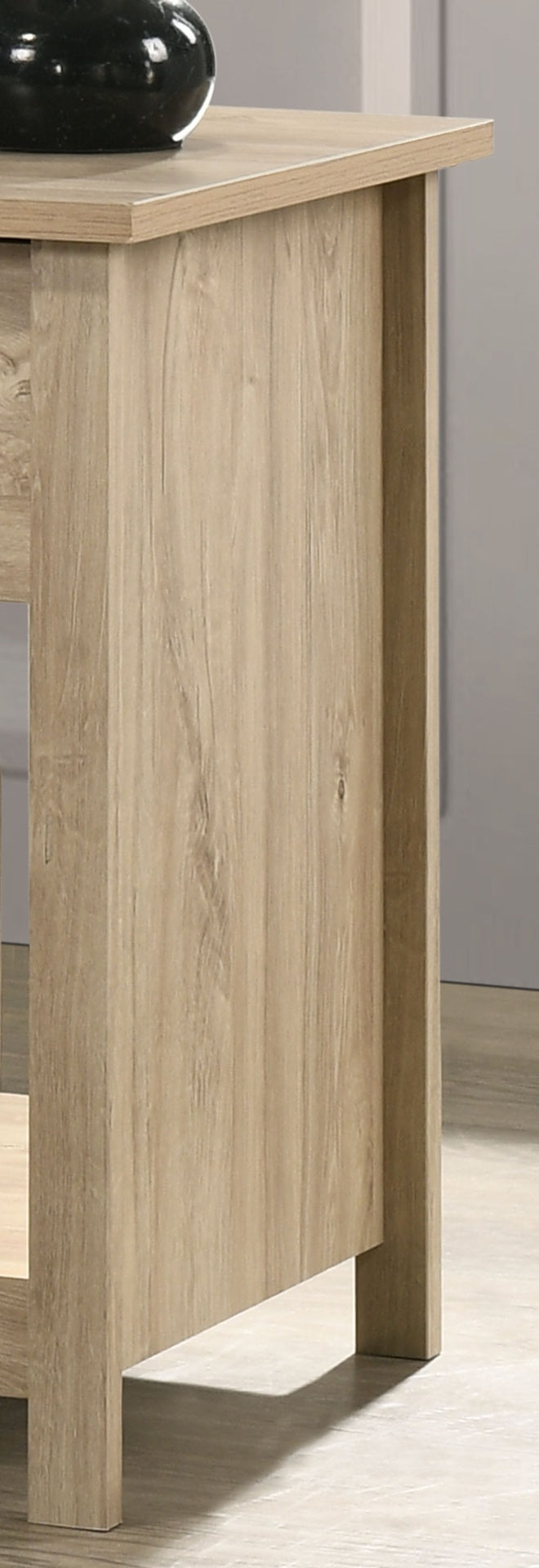Celeste 20"W Light Oak Finish 1-Drawer Nightstand Bedside Table