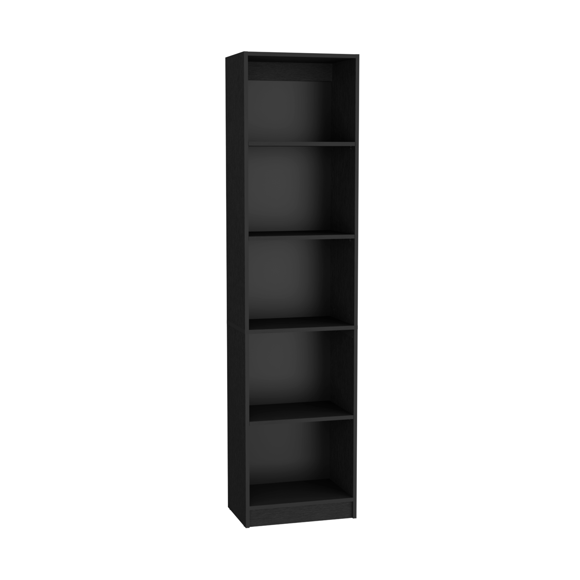Kenyon 2 Piece Home Bookcase set, 42" Wide with 10 Shelves, Living Room Set Black