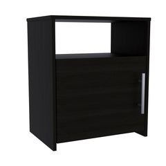 3 Piece Bedroom Set, London Armoire + 2 Omaha Nightstands, Black