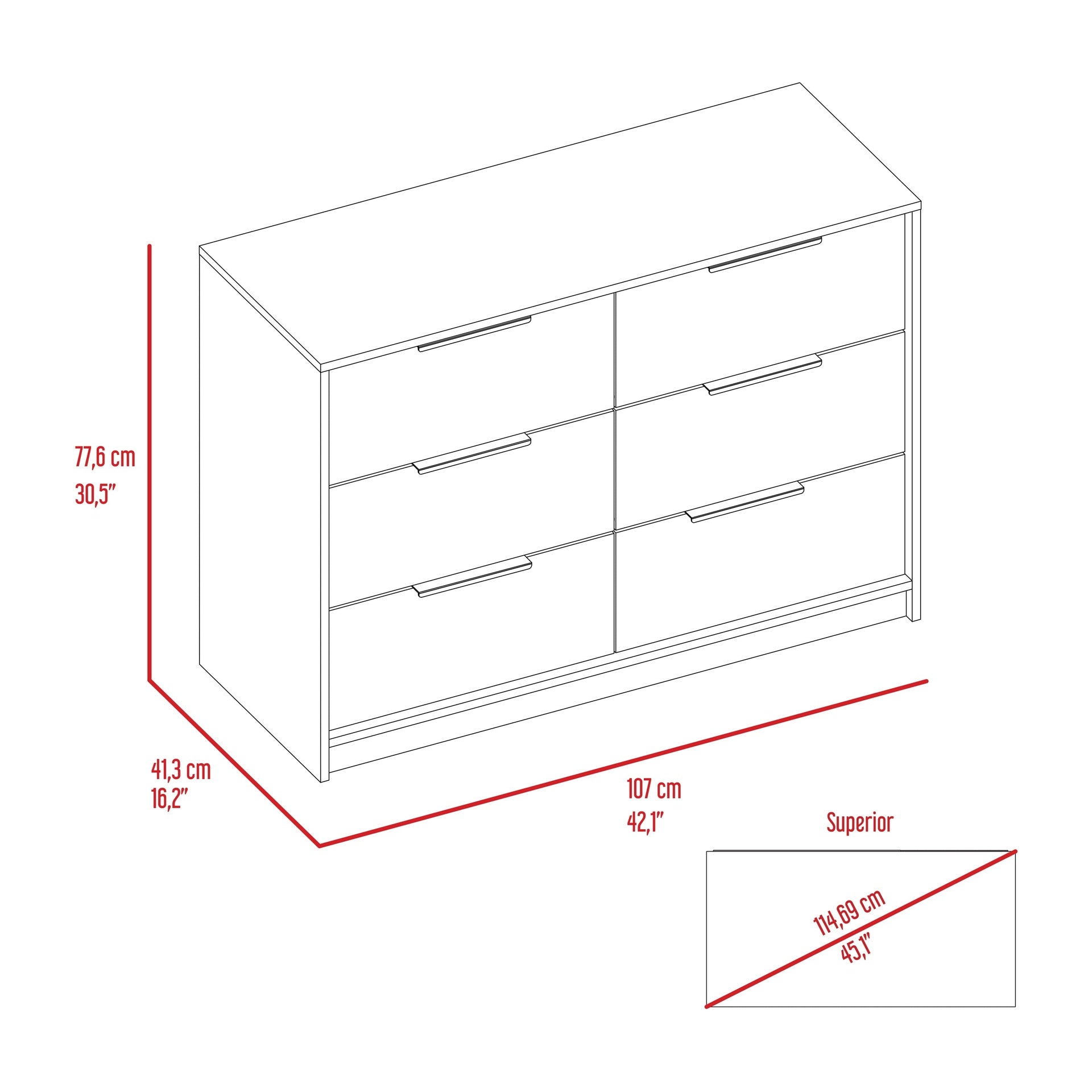 2 Piece Bedroom Set, Egeo 4 Drawer Dresser + Omaha Nightstand, Black / Pine