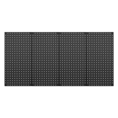 Metal Pegboard Panels 4 Pcs 24" x 12" Wall Organizer for Garage Tool Storage