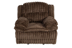 Living Room Contemporary Chocolate Corduroy 1pc Manual Motion Glider Recliner Chair Reclining Couch