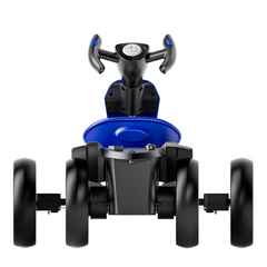 12V electric Kids Pedal Go Kart, Folder Go Kart, Outdoor Ride on Toy with Adjustable Seat, 4 Non-Slip EVA Wheels for Boys and Girls For Age 3-6 Years Old (Blue)