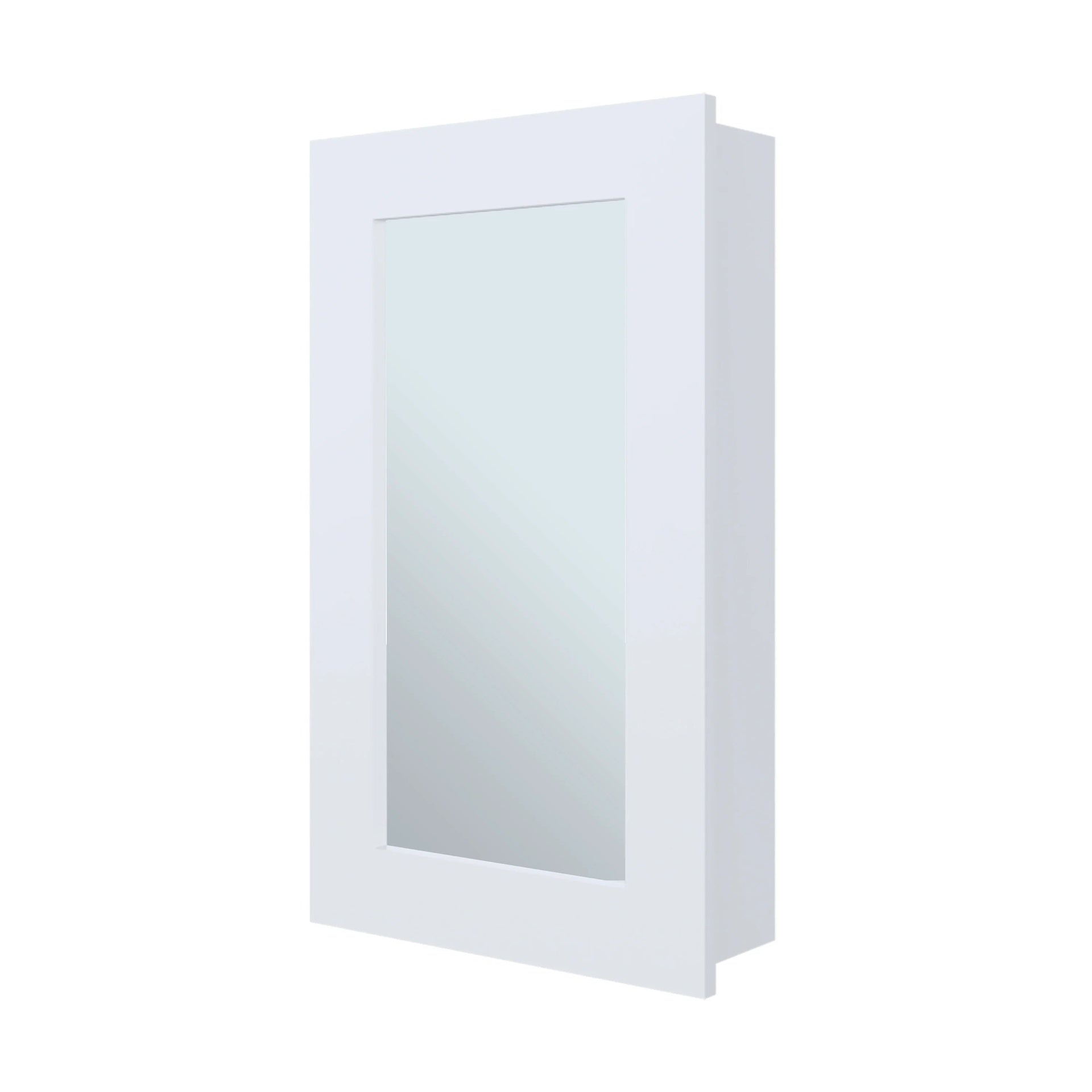 White Medicine Cabinet with Included Mirror