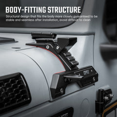 OMU Genesis Series A-Pillar Light System Mount For Jeep Wrangler JL/ Gladiator JT [Not For 4xe and 392]