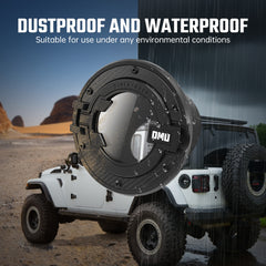 OMU Genesis Series Aluminum Transparent Space Capsule Gas Tank Cover For Jeep Wrangler JL(2018-2024)