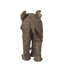 13x5x10" Tai Polyresin Elephant Accent, Walking