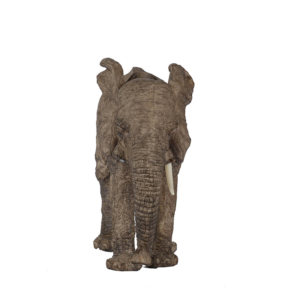 13x5x10" Tai Polyresin Elephant Accent, Walking