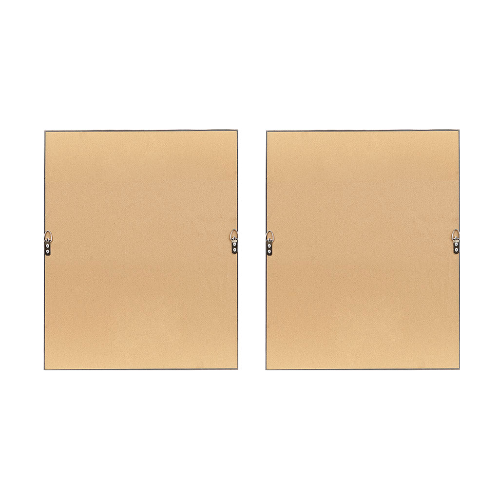 Sketch 2-piece Framed Glass and Matted Wall Art Set