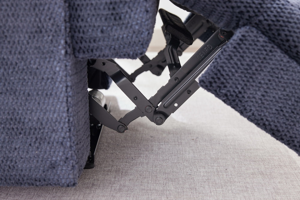 MS P26 Power recliner fabric Blue
