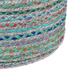 Margo - Round Pouf - Green