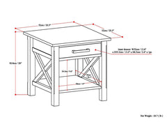 Kitchener - End Table - Light Golden Brown