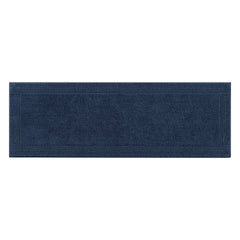 1 PCS 24x60" 100% Cotton Tufted 3000 GSM Reversible Bath Rug Navy