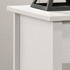 Seraphiel 20"W White 1-Drawer Nightstand Bedside Table