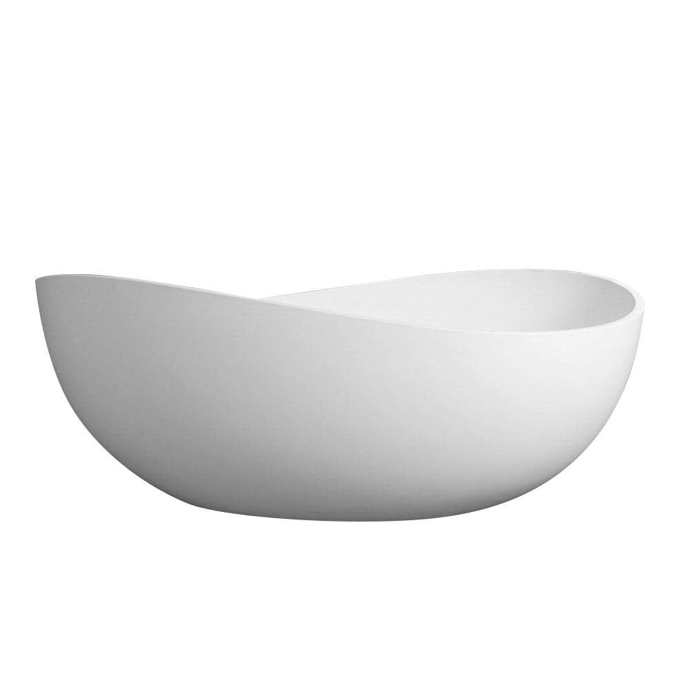 63 inch freestanding solid surface soaking bathtub for bathroom