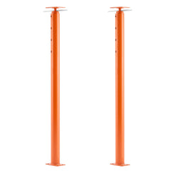 House Floor Jacks, 2 Pack 54-150 Inch Height Range, 11200 lbs Max Load Capacity, Adjustable Support Beam Basement Jack Post Pole for Leveling, Lift Steel Telescoping Post for Temporary Support