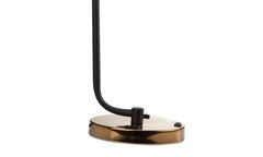 Luxury Look Contemporary 1pc Table Lamp Black Metal Shade Circular Metal Base Lamp