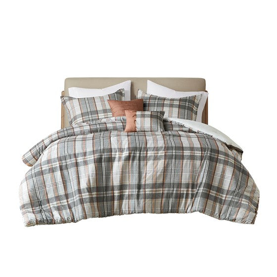 Twin/Twin XL Plaid Comforter Set