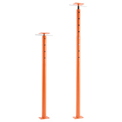 House Floor Jacks, 2 Pack 53-93 Inch Height Range, 18000 lbs Max Load Capacity, Adjustable Support Beam Basement Jack Post Pole for Leveling, Lift Steel Telescoping Post for Temporary Support