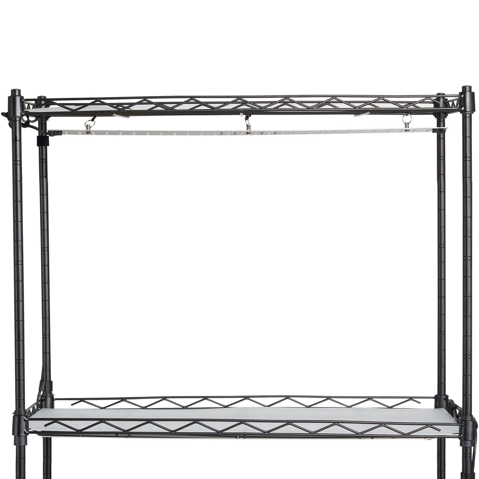 Plant Stand with Grow Light, 4-Tier Plant Shelf with 45W Full Spectrum Grow Light, 3 Mode Plant Light with Timer and Wheel for Seed Starting, Metal Grow Light Shelf for Indoor Plants