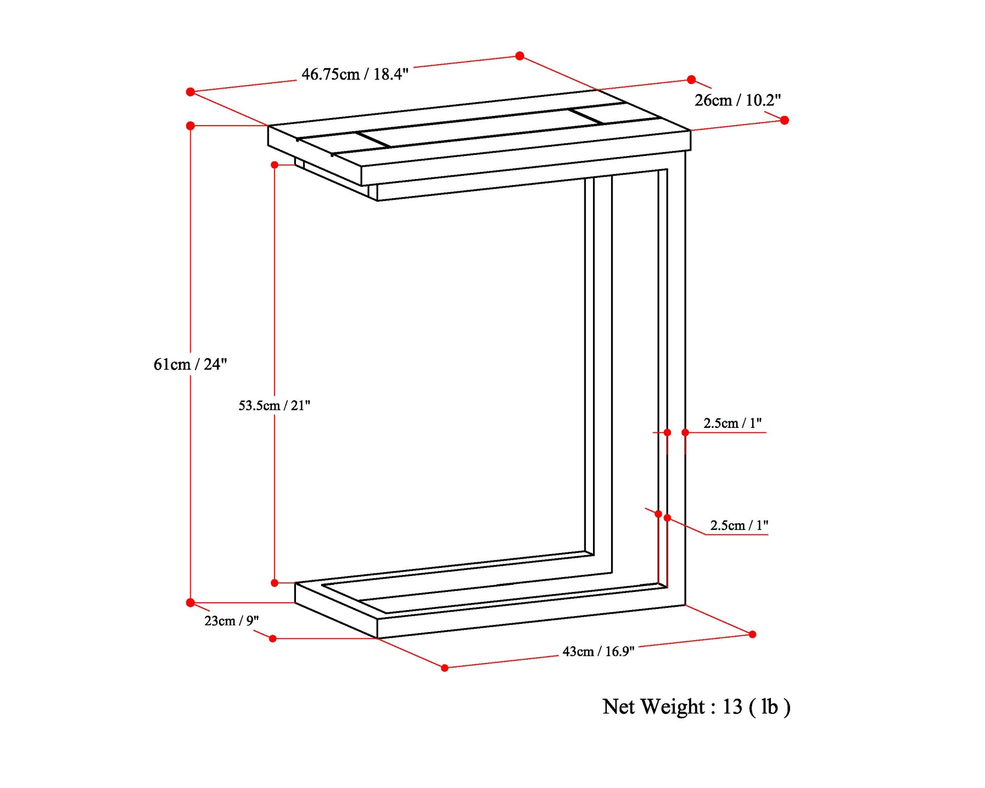 Skyler - C Side Table - Natural