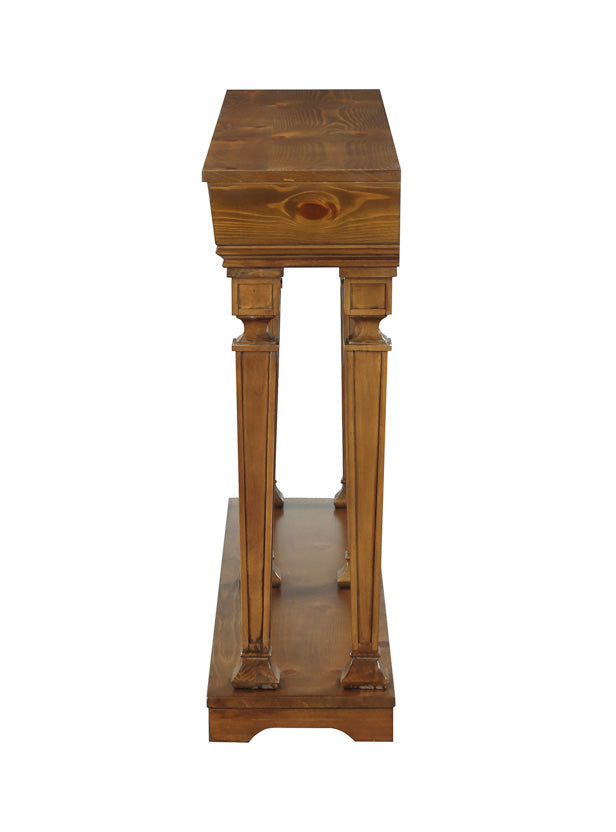 Garrison Oak Finish Console Table
