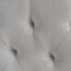 Tufted Upholstered Headboard Queen Size, Solid Wood Head Board with Durable Metal Legs, Adjustable Height Queen headboard with Nailhead Trim in Bedroom