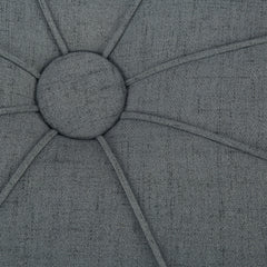 48" Ottoman,Polyester Fabric Large Cocktail Ottoman Modern Style For Living Room, Blue