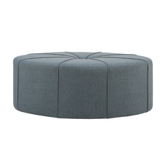 48" Ottoman,Polyester Fabric Large Cocktail Ottoman Modern Style For Living Room, Blue