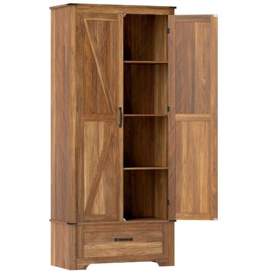 Kitchen Pantry Cabinet,Pantry Cabinet with Adjustable Shelves