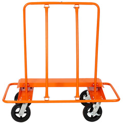 Heavy Duty Drywall Sheet Cart & Panel Dolly 2400lbs load capacity,panel service cart ,8" Black
Mold-On Rubber Wheels