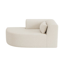 Upholstered Sofa Sofa Couch with Back Pillow for Living Room, Beige